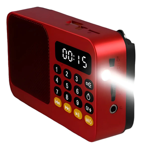 Mini Radio Digital FM de Bolsillo con USB/TF/Linterna, Altavoces Portátiles, Pantalla LED y Uso de Emergencia - Product Image 1