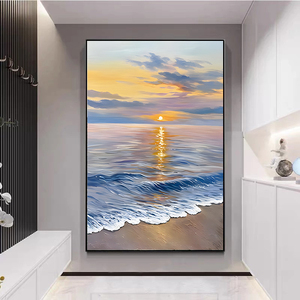 Venta al por mayor dropshipping 100% pintado a mano decoración del hogar arte lienzo pintura arte abstracto pintura lienzo pintura al óleo - Product Image 4