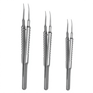Pinces à ligature manuelles courbées Catalano Micro légères Kahlu Orthopédiques, plateforme à rainure en V de 6,0 mm, 105 mm, instruments chirurgicaux en acier - Product Image 1