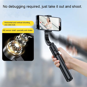 Nouveau best-seller : stabilisateur de téléphone, perche à selfie, trépied, stabilisateur de cardan, support de prise de vue verticale en direct pour <span class=keywords><strong>smartphone</strong></span>, trépied - Product Image 6