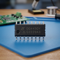DG445DY-T1-E3 SOIC-16 SW QUAD SPST CMOS Multiplexeur analogique différentiel 4 canaux ICs Commutateurs analogiques Quad