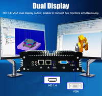 Mini Ordenador Industrial sin Ventilador EGLOBAL, Intel Core i5-1335U, DDR5, SSD M.2, Win10, Nuc, VGA, HD, 2 Puertos Gigabit LAN, 8 Puertos USB, Linux, Mini PC