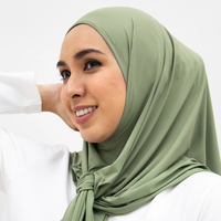 Hijab de sport respirant et rafraîchissant en maille aérée 2025, vert basilic, taille unique, anti-transpiration, séchage rapide, pour femmes musulmanes