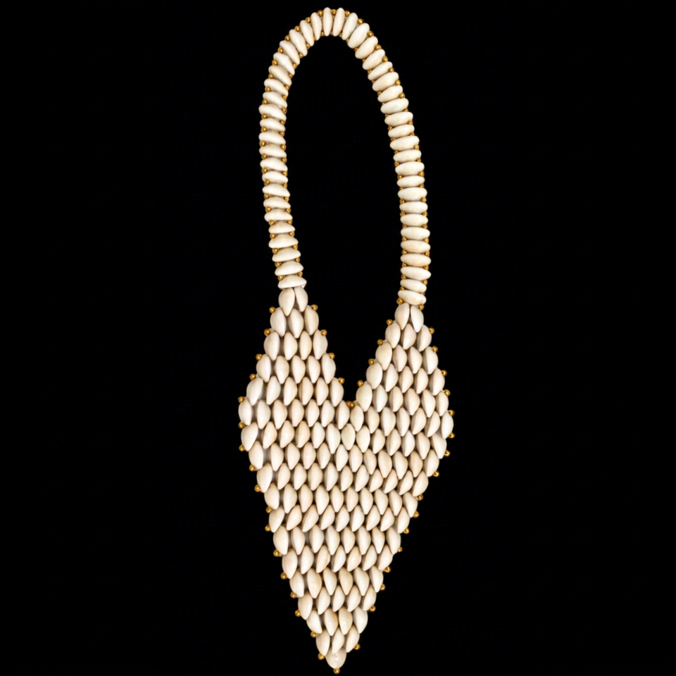 Natural Rocks And Shells Shell Beaded Natural Pearl Trendy Boho Style White Conch Shell Pendant ...