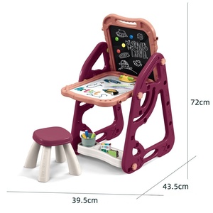 Pliable Double Côtés En Gros Enfants Art et <span class=keywords><strong>Dessin</strong></span> Chevalet Jouets Bricolage Éducatif avec Chaise - Product Image 6