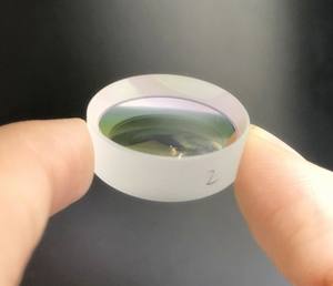 Lentille optique plano-concave BK7 H-K9L de haute qualité personnalisable avec revêtement AR simple <span class=keywords><strong>Mag2</strong></span> et ouverture transparente >90% - Product Image 1