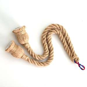 Industriale Retro spessa corda di canapa marrone singola/doppia testa E27 lampada lampada decorativa per ristoranti bar - Product Image 4