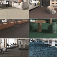 STARUNK Tapis en vinyle tissé imperméable de haute qualité Bolon Rouleau de revêtement de sol en PVC au design moderne pour hôtel bureau salle de sport