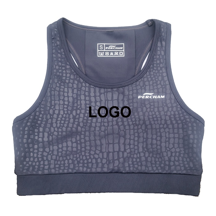 Women's High Elasticity Sleeveless Yoga Sports Bra Lightweight Breathable and Quick Drying Top for Yoga Training