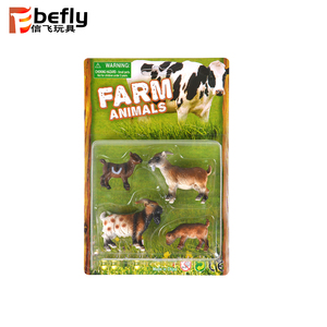 4 Tipi di Animali da Fattoria in Confezione Mista, Giocattoli in Plastica a Forma di Capra per Bambini 2022 - Product Image 2