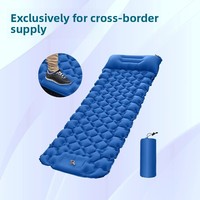 Matelas de camping gonflable portable pour voiture, tente et camping en plein air