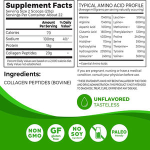 Péptidos de Colágeno de Marca Privada de Alta Calidad SIN AZÚCAR, Colágeno en Polvo que Reafirma la Piel y Reduce las Arrugas - Product Image 2