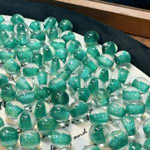 Cuentas de 16mm con efecto de cielo estrellado de ensueño, Ojo de Gato brillante, cuentas sueltas DIY para fabricación de joyas, correa de teléfono, pulsera, accesorios artesanales - Product Image 5