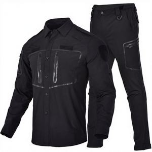 Camiseta de uniforme de trabajo de verano al por mayor, con cremallera 1/4, manga larga, para senderismo al aire libre, camisa de seguridad antidesgarro - Product Image 3