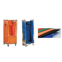 Housse de protection légère pour conteneur à roulettes et cage à roulettes, pour équipement de blanchisserie, de transport et de stockage