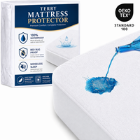 Protecteur de matelas imperméable personnalisé en coton éponge