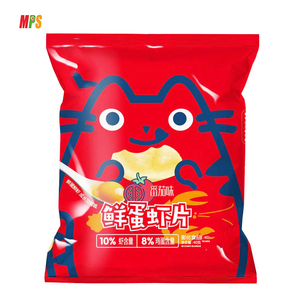Haccp/brc ได้รับการรับรองกรอบกุ้งคั่วรสกุ้งแครกเกอร์ขนมรสชาติที่แตกต่างกันกุ้งชิป - Product Image 6