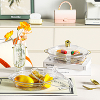 Plateau à fruits écologique, assiettes en plastique, plateau à bonbons, plat à dessert, plat alimentaire avec couvercle, boîte rectangulaire en PET + OPP