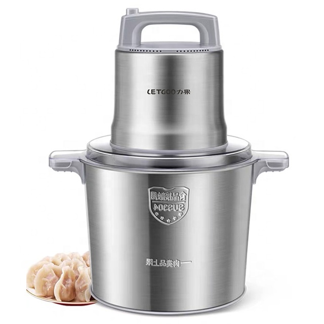 8 л Коммерческая 1200 Вт высокомощная дробилка для мяса из нержавеющей стали дробилка для перца чеснока овощей дробилка