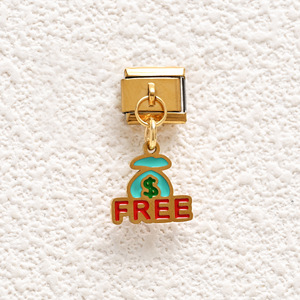 Stainless Steel Modular Charm Bracelet Set DIY Jewelry Fashion Accessories Unisex Heart Cartoon Shield Bowknot Letter Animal - Product Image 4