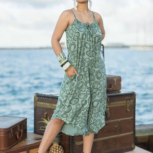 Mono personalizado de alta calidad con estampado y cordón ajustable, lujoso y transpirable, hecho de rayón. - Product Image 2