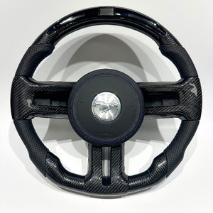 Volante de Fibra de Carbono Negro Real para <span class=keywords><strong>Ford</strong></span> <span class=keywords><strong>Mustang</strong></span> con LED, <span class=keywords><strong>Venta</strong></span> Directa de Fábrica para <span class=keywords><strong>Ford</strong></span> <span class=keywords><strong>Mustang</strong></span> <span class=keywords><strong>2015</strong></span> 2016 2018 2020 2023 - Product Image 1