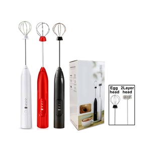 Mini fouet à œufs électrique rechargeable par USB multifonctionnel avec logo personnalisé, <span class=keywords><strong>mousseur</strong></span> à <span class=keywords><strong>lait</strong></span> avec 2 têtes - Product Image 4