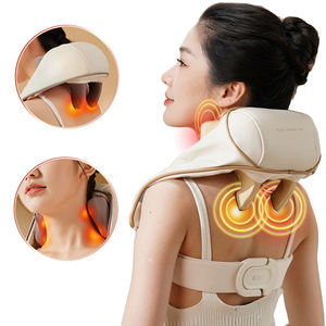 Shiatsu Elektrisches Nacken <span class=keywords><strong>massage</strong></span> gerät mit Wärme für die Entspannung der Nacken-Schulter muskulatur Inklusive <span class=keywords><strong>Massage</strong></span> kissen Perfektes Familien geschenk - Product Image 1