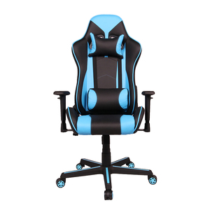 Coche de carreras estilo grande y alto PC de la Oficina reclinable Silla de juego con 2D ajustable PU reposabrazos - Product Image 1