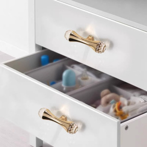 Ручки для мебели JAYA Gold Crystal End: цинковый сплав, для шкафов, ящиков, дверей - Product Image 5