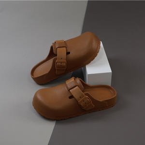 Birkenstock – pantoufles à bout fermé pour femmes, chaussures noires antidérapantes, confortables, pour l'intérieur et l'extérieur, talon de 3cm, pour toutes les saisons - Product Image 4