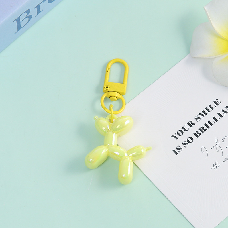 [Yellow] Small Laser Balloon Dog + Door Buckle