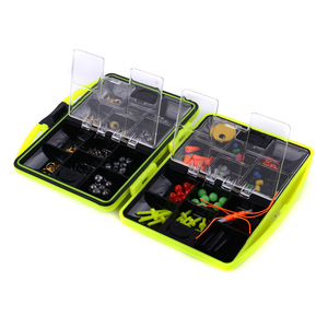 wholesale Fishing Tool Box Accessories Set with Hook Lure Space Bean Function Accessories Tackle Box