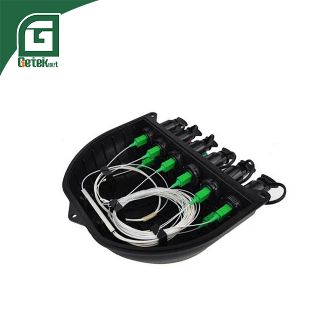 Geteknet OEM ODM FTTH Fiber Optic IP65 205*210*92mm 8 Core Terminal Telephone Distribution Dp Junction Box 5G/GSM/GPRS for