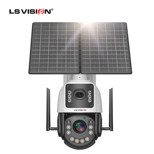Ls tầm nhìn 20 Wát ngoài trời năng lượng mặt trời ống kính kép 50x Zoom CCTV aov máy ảnh Pin máy ảnh không thấm nước PTZ 24/7 mạng Máy ảnh - Product Image 2