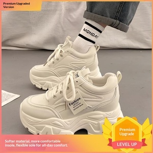 Zapatos Deportivos Casuales Transpirables de Plataforma Gruesa de Cuero Sintético Versátil Explosions para <span class=keywords><strong>Mujer</strong></span>, Novedad de Otoño 2025 - Product Image 2