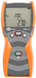 เครื่องวัดความต้านทานดินและความต้านทานดิน Sonel MRU-11 พร้อมช่วงอุณหภูมิการทำงาน -10 ถึง +50 องศาเซลเซียส รับประกัน 1 ปี Son MRU-11 - Product Image 4