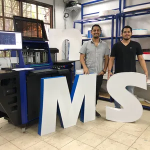 Mesin Neon Sign Kustom Mesin Bending OK Surat Saluran