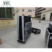 Scène intelligente portable avec flight cases, montage rapide, plateforme de scène pliable