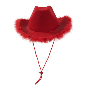 <span class=keywords><strong>Sombrero</strong></span> de Vaquera SOLPOP para Despedida de Soltera, Disfraz de Boda, <span class=keywords><strong>Princesa</strong></span> Vaquera, Color Plateado, Jazz, Rosa, con Plumas - Product Image 5