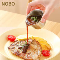 Bol à trempette coréen en acier inoxydable 304, récipient à sauce, contenant pour vinaigrette, pour le déjeuner
