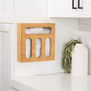 Bolsa Ziplock de bambú para cajón, organizador de almacenamiento Compatible con <span class=keywords><strong>Solimo</strong></span> Glad, retorno a la naturaleza - Product Image 3