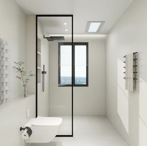 Offre Spéciale : Panneau de Douche en Verre Trempé de 8 mm de Haute Qualité, Personnalisé, pour Cabine de Douche, Porte de Douche pour Salle de Bain Humide, Idéal pour Hôtels - Product Image 6