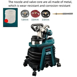 Machine de peinture au pistolet à air haute puissance NEOBRISKEN N505 avec chariot pour bricolage, boîte à roulettes électrique pour pulvérisation de peinture - Product Image 3