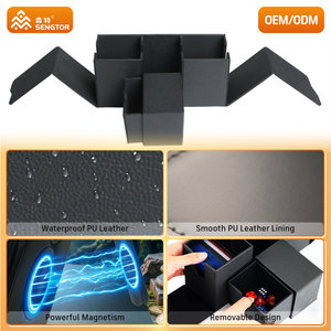 Caja de Juego de Cartas Personalizable Estilo <span class=keywords><strong>Spider</strong></span>-Man, en PU, con Esquinas Cuadradas Verdes, Duradera y Portátil para Oficina/Juegos de Mesa - Product Image 4