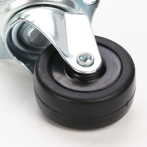 Furniture Caster 2 Inch Plate Mount Rubber Wheel Durable General Use - Product Image 3