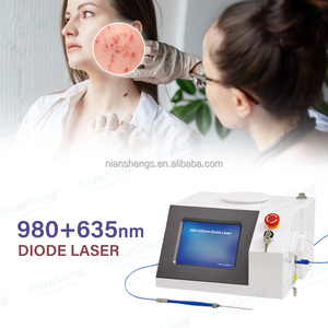 20% de Descuento en Láser Diodo Portátil de Doble Longitud de Onda 980nm/1470nm con Enchufe Estadounidense para Clínicas y Consultorios Médicos, Eliminación de Venas, Lipoláser - Product Image 1
