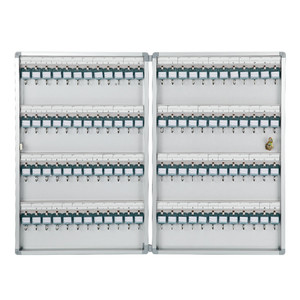 Glosen 壁挂式铝合金钥匙盒，大号，带钥匙锁和 96 个标签，适用于酒店/汽车经销商/医院等场所。 - Product Image 1