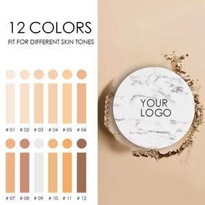 La <span class=keywords><strong>mejor</strong></span> base de polvo prensado <span class=keywords><strong>Cobertura</strong></span> completa Polvo compacto natural de larga duración Etiqueta privada - Product Image 2