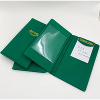 Luxueux Pliable Vert Faux Cuir Bill Dossier Personnalisé Restaurant Taverne Check Holder